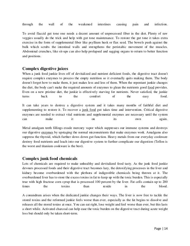 Junk Food Essay in English for Students Words junk food essay